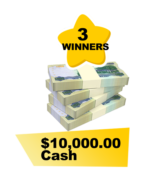 Win $10000 Cash