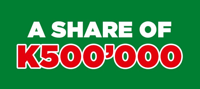 Share of K500,000 Cash