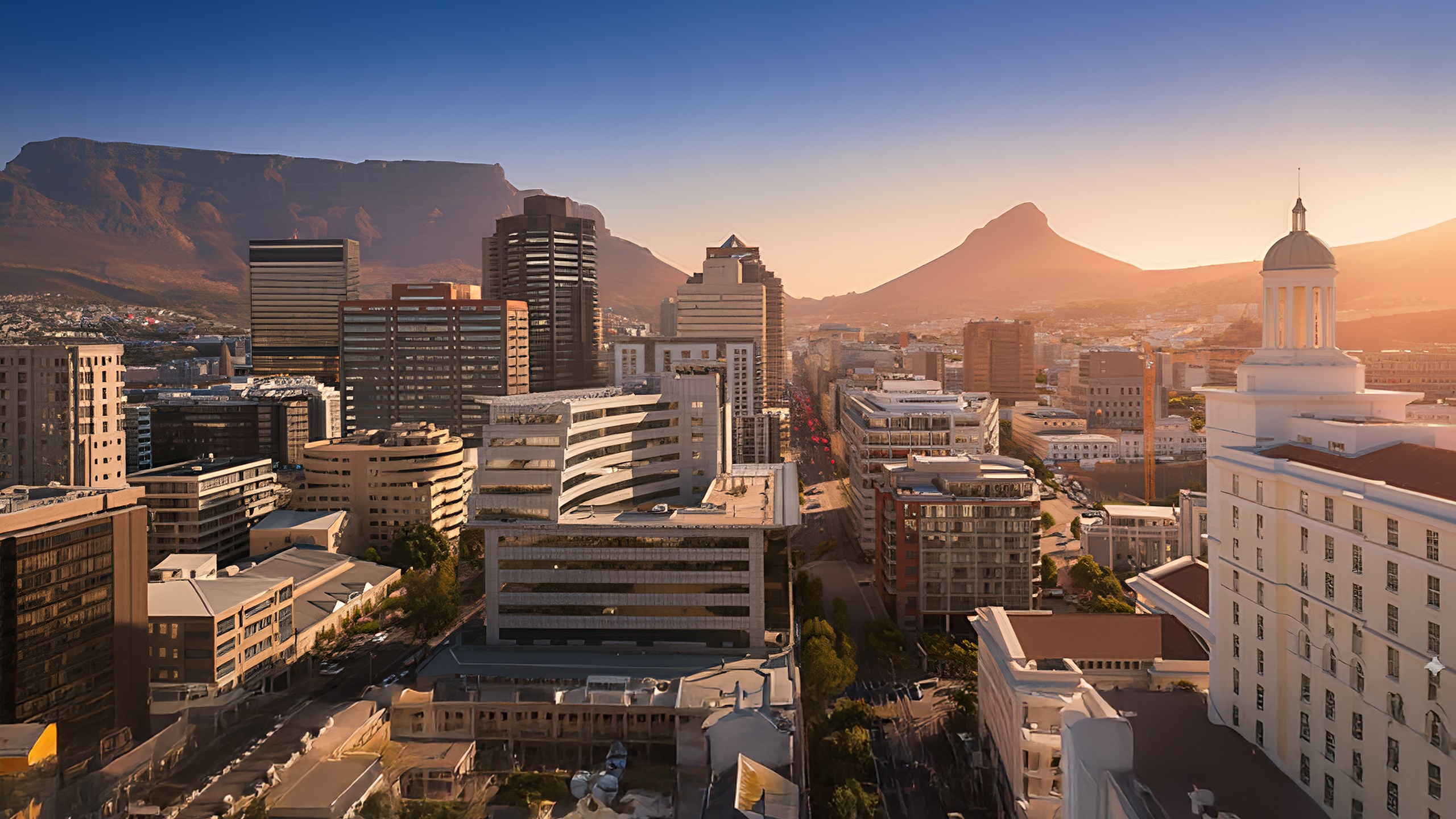 Cape Town sunset — background
