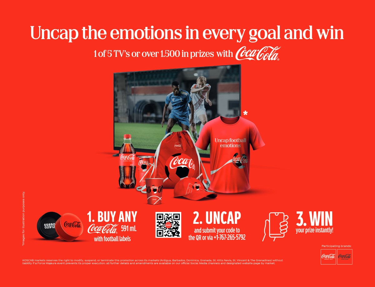 Uncap the emotions in every goal and win 1 of 5 TVs