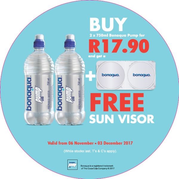 Shell Bonaqua Sun Visor Promotion Rules