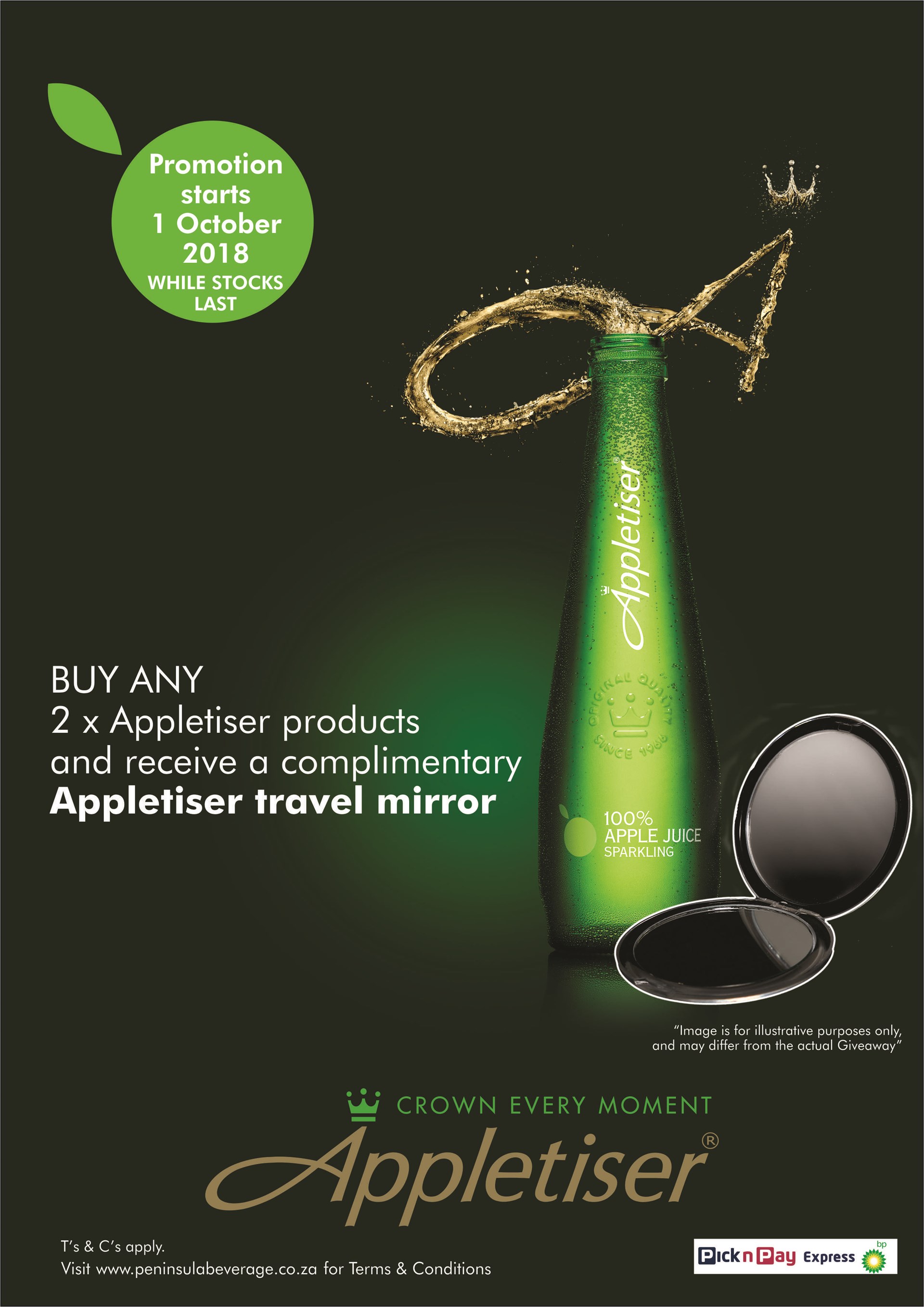 PnP BP Express “Appletiser Travel Mirror Promotion” 