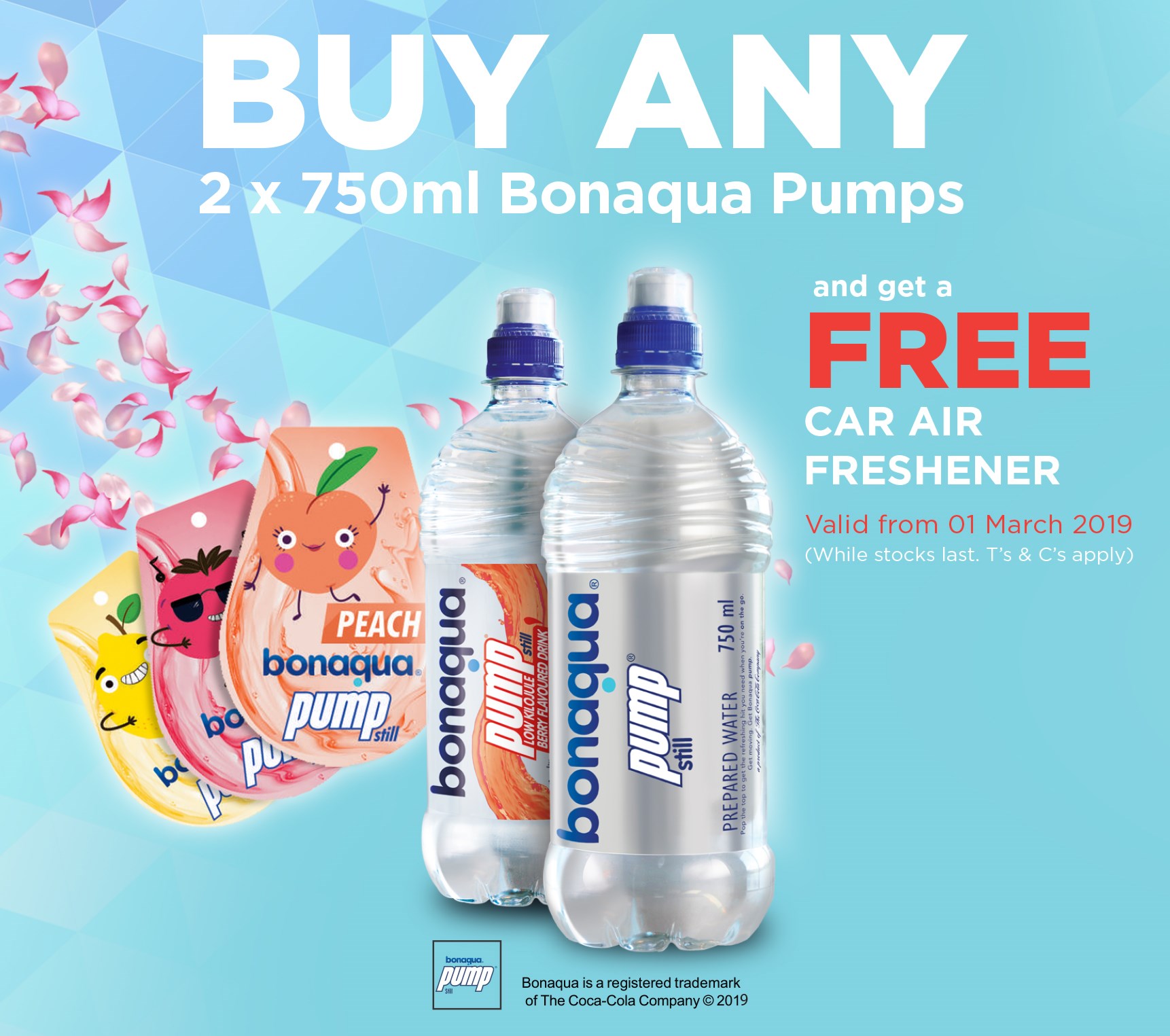 Shell Bonaqua Pump “Air freshener Value Add” 