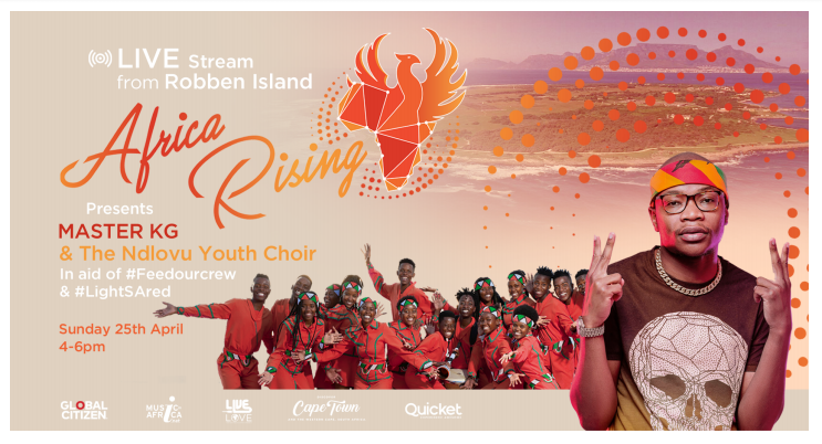 Win VIP tickets to see Ndlovu Youth Choir and Master KG LIVE on Robben Island 