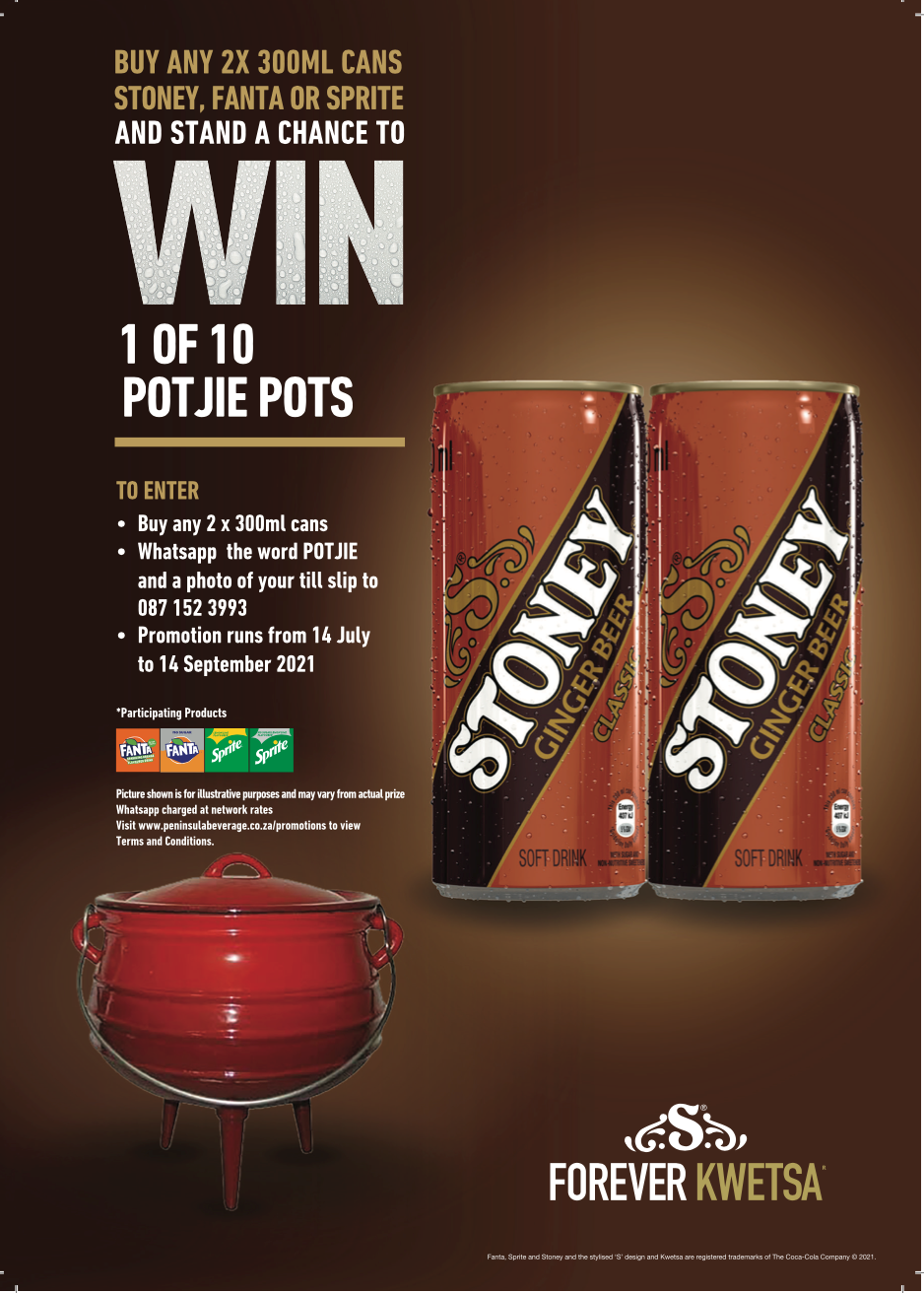 Stand a chance to WIN 1 of 10 Potjie pots with the Shell Group