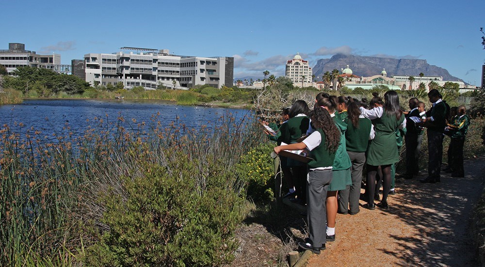 Learners visit bird sanctuary in the heart of the city