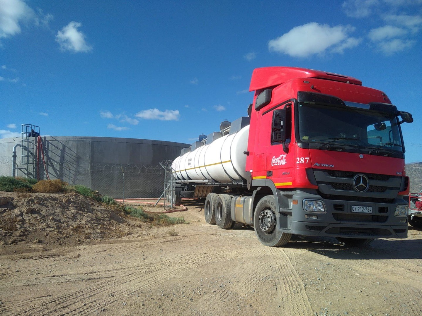 CCPB provides relief water to drought-stricken areas in the Northern Cape