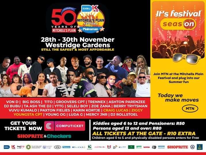 Win Big with CCPB: Tickets to Mitchell’s Plain Festival Up for Grabs
