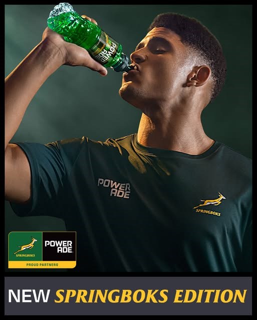 Powerade® Springboks Edition Hits Shelves to Celebrate SA’s Rugby Champions
