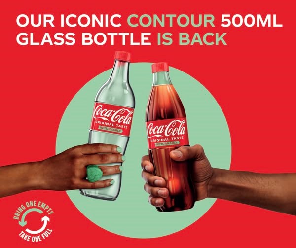 Classic 500ml Coca-Cola Glass Bottle Returns to South African Shelves