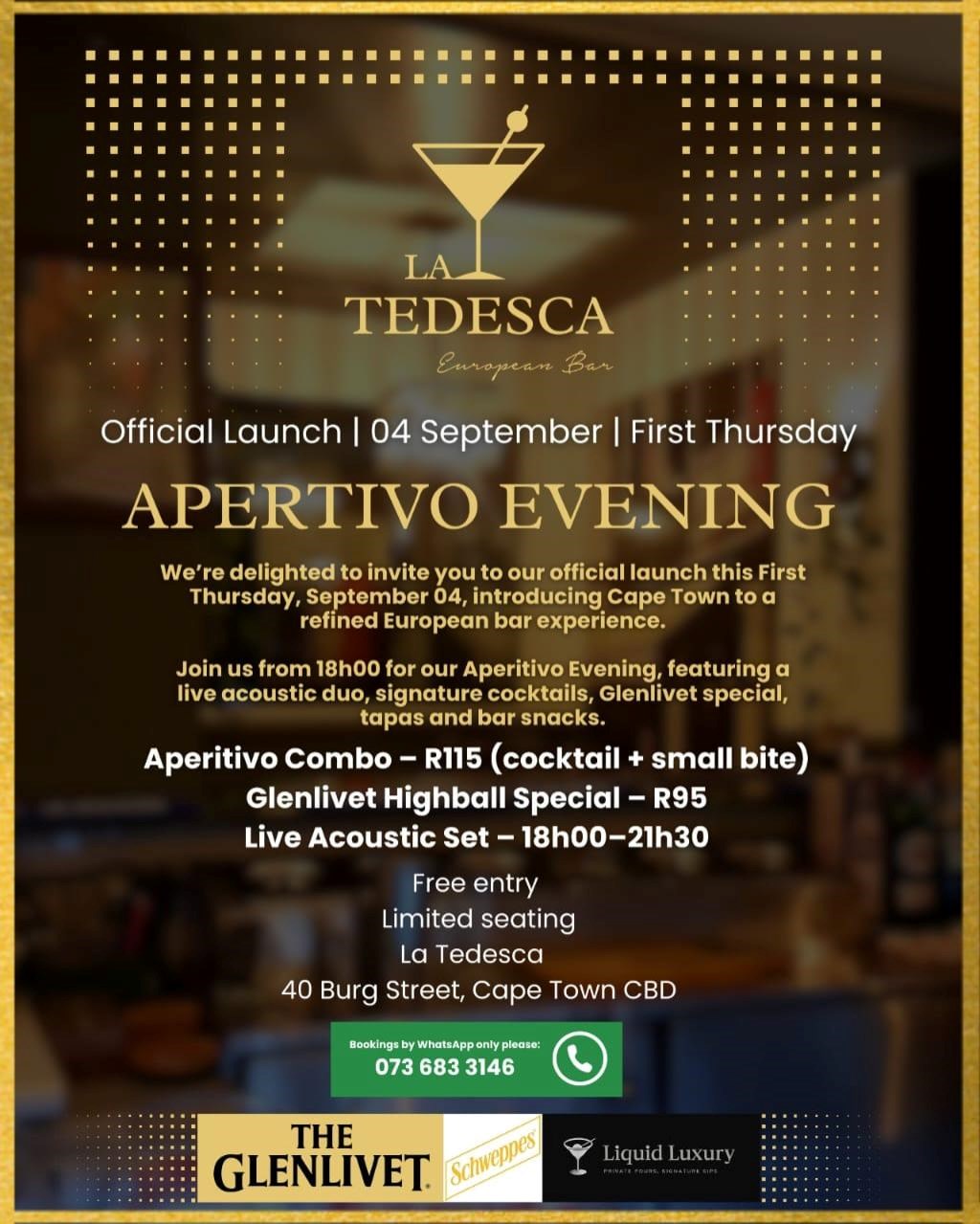 Schweppes Cocktails and Jack & Coke Take Center Stage for 'First Thursday' Drink Specials