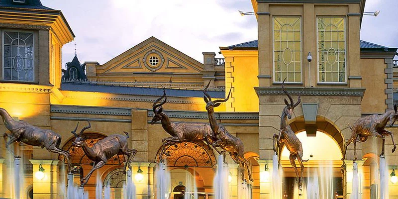 Cape Town skyline and waterfront hotel