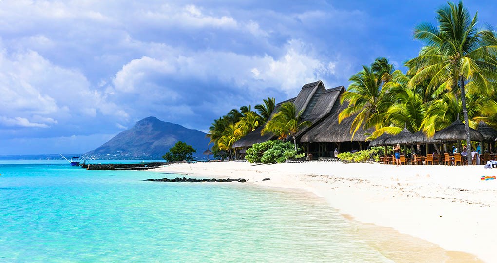 Tropical beach for Mauritius trip
