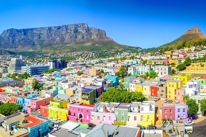 Cape Town skyline and waterfront hotel