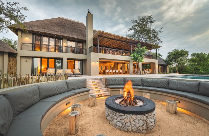 Safari lodge scenery