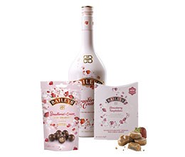 Baileys Irish Cream with chocolate treats gift pack