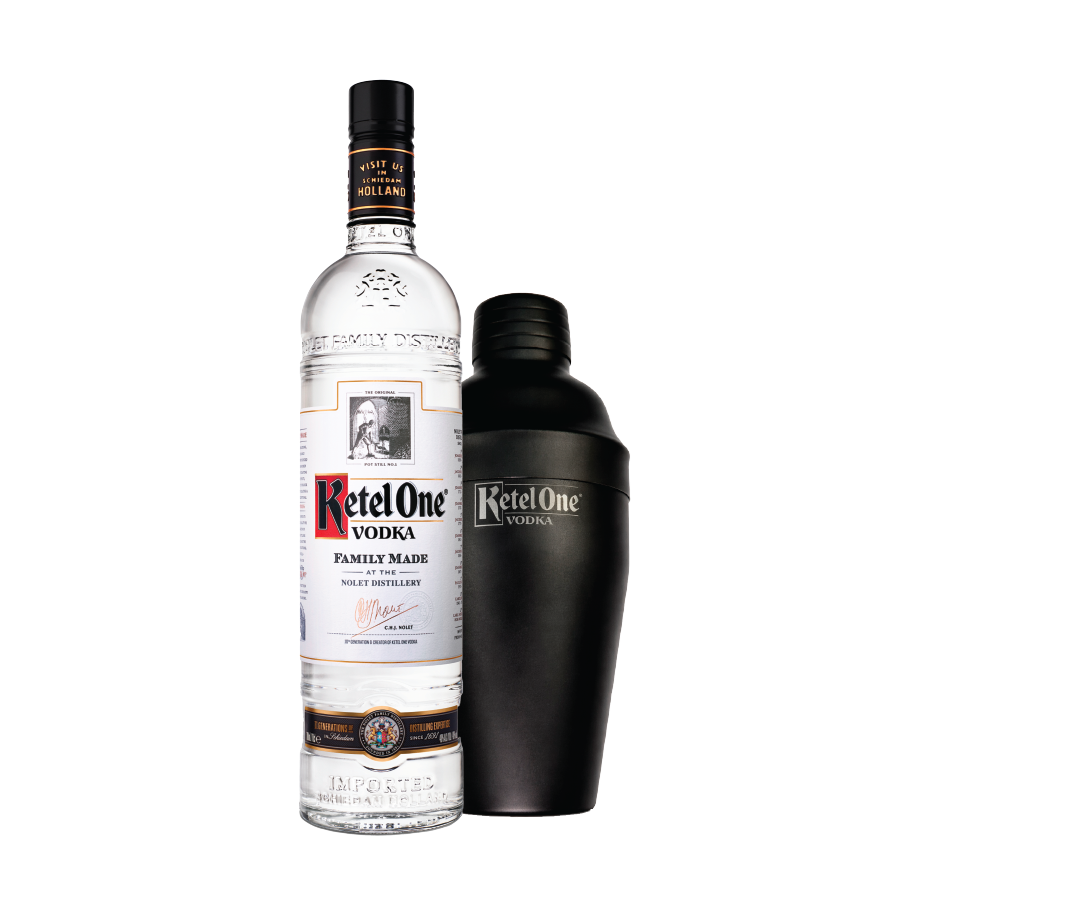 Ketel One Vodka - Family made in Schiedam, Holland, crafted and aged in their own ketel making house